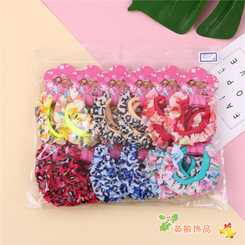 thick hair rope flannel hair rope hair band rubber band girl baby hair tie accessories