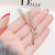 Wheat Zircon Brooch Men's and Women's Suit Coat Accessories Korean Fashion All-Match Simple Clothing Corsage