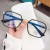 Transparent Glasses Anti-Radiation Anti-Blue Light Plain Eye Protection Glasses Fashion Metal Glasses UV400 Protection