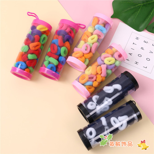 seamless children towel hair ring hair rope towel ring high elastic rubber band girl hair accessories