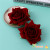 Yingming Artificial Rose Flower Head Flower Side Clip Beach Flower Hairpin Headdress Rose Hair Clips Hair Accessories