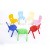 Kindergarten Tables and Chairs Children's Chair Plastic Back Chair Small Stool Bench Baby Middle Class Factory Direct 