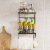 Wall-Mounted Kitchen Storage Rack Bathroom Iron Wall-Mounted No Drilling Adhesive Storage Rack Manufacturer