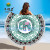 SOURCE Manufacturers Can Customize round Beach Towel Fashion Online Shop Yoga Mat Drape Cartoon Printed Logo Mat