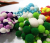 3-Color Multi-Color Combination Pompons. Kindergarten Decoration Day Handmade Toy Paste Material. Phone Accessory