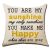 Modern Factory Style English Letter Printing Linen Pillow Cover Abstract Pattern Home Car and Sofa Throw Pillowcase