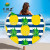 SOURCE Manufacturers Can Customize round Beach Towel Fashion Online Shop Yoga Mat Drape Cartoon Printed Logo Mat