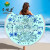 Graphic Customization Factory Direct Sales Amazon Online Store Hot Sale Picnic Mat round Beach Towel Yoga Mat in Stock