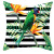 Gm248 Tropical Plant Parrot Bird Pillow Cover Home Sofa Cushion Car Throw Pillowcase Wholesale Customization