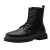 Dr. Martens Boots Male British Autumn Fleece Men's High-Top Black Ankle Boots Locomotive Increased Work Shoes Trendy Men's Boots