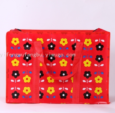 Color Printing Non-Woven Bag Pp Woven Bag Can Be Customized Logo Ad Bag Packing Bag Luggage Bag