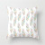 Gm244 Amazon Custom Color Pillow Peacock Feather Peach Skin Fabric Pillow Cover Office Cushion Cover