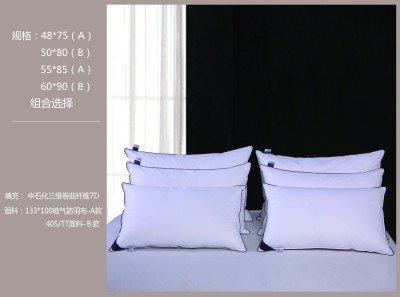 Hotel Bed & Breakfast All Kinds of Pillow Core Bedding Hotel Cloth Product Buckwheat Duck down Goose down Pillow Core