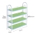 European-Style 4-Layer Shoe Rack Storage Multi-Functional Iron Pipe Solid Wood Assembly Small Shoe Cabinet Economical Household behind the Bedroom Door