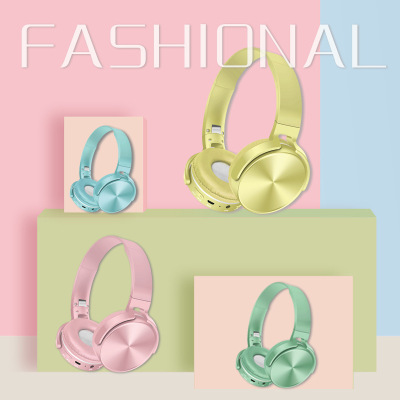 JHL-68 Headset Bluetooth Headset Macaron Color Sports Fashion Earbuds Wireless Call Gaming Headset.
