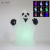 Creative Style Small Gift Glowing Ghost Eva Particles Children's Student Bedroom Decoration Led Seven-Color Lights