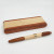 Wooden Craftwork Wood Splicing Pen Two-Piece Set Wooden Stationery Set Company Gifts Customized Logo