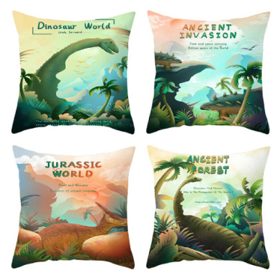 New Dinosaur World Pillow Cover Home Gift Pillow Cushion Cover Wholesale AliExpress EBay Amazon