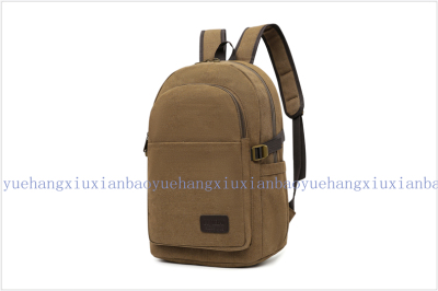 Canvas Bag Logo Customized Backpack Ministry of Commerce School Bag Hiking Backpack Outdoor Bag Spot Qian Zengxian