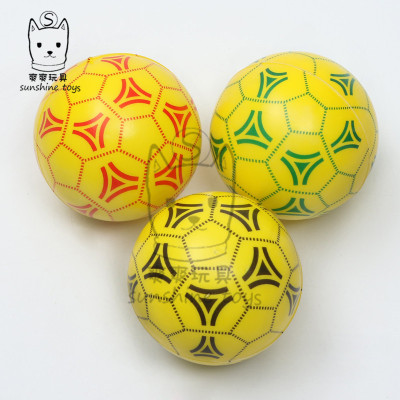 6.3 Triangle Football Pu Ball Sponge Pressure Foaming Babies and Children's Toys Ball Factory Wholesale Solid Pet