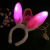 Cartoon Luminous Plush Rabbit Ears Hair Hoop Winter Children Luminous Headband Factory Direct Sales Wholesale