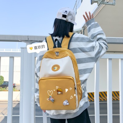 2020 New Fashion Korean Backpack Women Vintage Style Cute Girl Travel Backpack Casual Elementary School Schoolbag