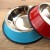 Qipei Color Stainless Steel Dog Cat Bowl Spray Paint Non-Slip Pet Bowl Dog Basin Color Dog Bowl Pet Supplies Wholesale