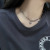 Thick Chain XINGX Necklace Female Popular Net Red Ins Simple Hip Hop Temperamental Cold Style Clavicle Chain Does Not Fade