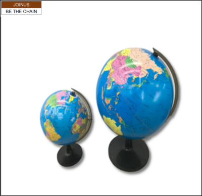  Plastic globe 18cm AF-3361