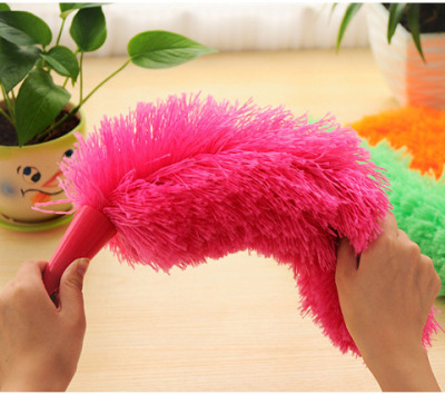 Household Practical Dust Remove Brush Household Removable Fine Fiber Imitation Feather Duster Dust Remove Brush Wholesale