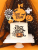 Baking Cake Topper Halloween Castle Haunted House Ghost Pumpkin Bat Witch Inserts Set Dessert Table Plug-in