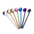 Svino Creative 304 Stainless Steel Straw Bar Spoon Multi-Functional Coffee Stir Spoon Titanium-Plated Color Metal Spoon