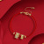 Chinese Style New Year of the Ox Zodiac Bracelet Woven Red Rope Bracelet Christmas New Year Gift Couple Girlfriends Student Bracelet