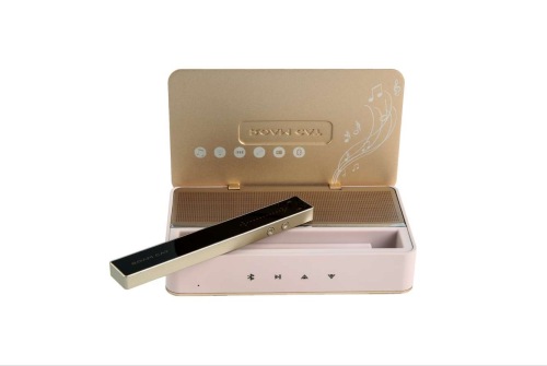 three-in-one bluetooth speaker charging treasure flip pen fidelity speaker multi-function audio bluetooth speaker