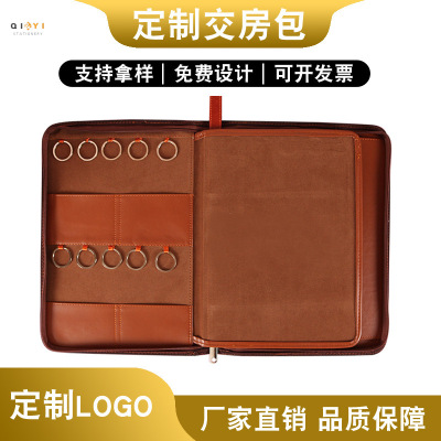 Leather Manager Bag Delivery Key Case Sales Manual Delivery Manual Delivery Package Can Be Customized Male Package