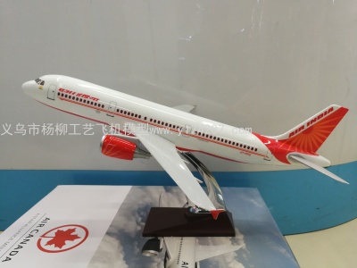 Aircraft Model (Indian Airlines A320) Synthesis Resin Aircraft Model Simulation Aircraft Model