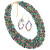 Ethnic Style Bead Woven Necklace Set Cross-Border Handmade Bead Necklace Necklace All-Match Exaggerated Necklace Female
