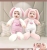 Dream Simulation Sleep Cute Doll Talking Intelligent Soothing Sleep Plush Adorable Rabbit Baby Doll with Pacifier