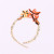 Cross-Border Sold Jewelry Acrylic Alloy Jewelry Necklace Sweet Flowers Pendant Clavicle Chain Sweater Chain Accessories