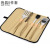 BBQ Wooden Handle Barbecue Utensils Square Bag Stainless Steel 5-Piece Barbecue Tools Outdoor Barbecue Combination-Piece Set