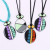 European and American Jewelry Acrylic-Based Resin Leather String Necklace Pendant Jewelry Cross-Border E-Commerce Ornament