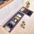 Anti Fatigue PVC Kitchen Rug Set 2 Pieces Non-slip Waterproof Kitchen Floor Mats 