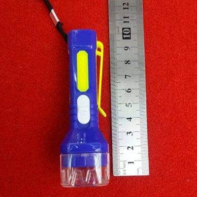 2 Gear/Mini Small Flashlight Charging Portable Home Plastic LED Flashlight Ultra-Long Life Battery Capacity