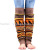 Foot Sock Camouflage Bohemian Thickened Wool Pile Style Foot Sock Women's Colorblock Boot Cover Leg Gaurd Set