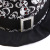 Hot Selling Printing Red Eye Skull Ribbon Square Buckle Witch Hat a Tall Hat Halloween Decoration Props Day of the Dead a Tall Hat