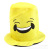 Halloween Ball Party Performance Props Cartoon Cute Expression Package Yellow Magic Hat Fedora Hat High Smoke Pipe Cap