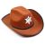Western Cowboy Hat Knight's Cap Men's and Women's Sun Hats Outdoor Masquerade Performance Cap SIX STAR Section Side Cowboy Hat