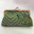 Chinese Style Jiangya Sea Water Pattern Satin Coin Purse Buckle Portable Coin Pocket Brocade Iron Clamp Coin Purse