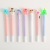 Creative Cartoon with Light Gel Pen Unicorn Glowing Ball Pen Silicone End Doll Office Stationery Signature Gel Pen