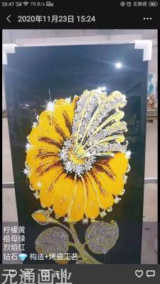 Crystal porcelain painting